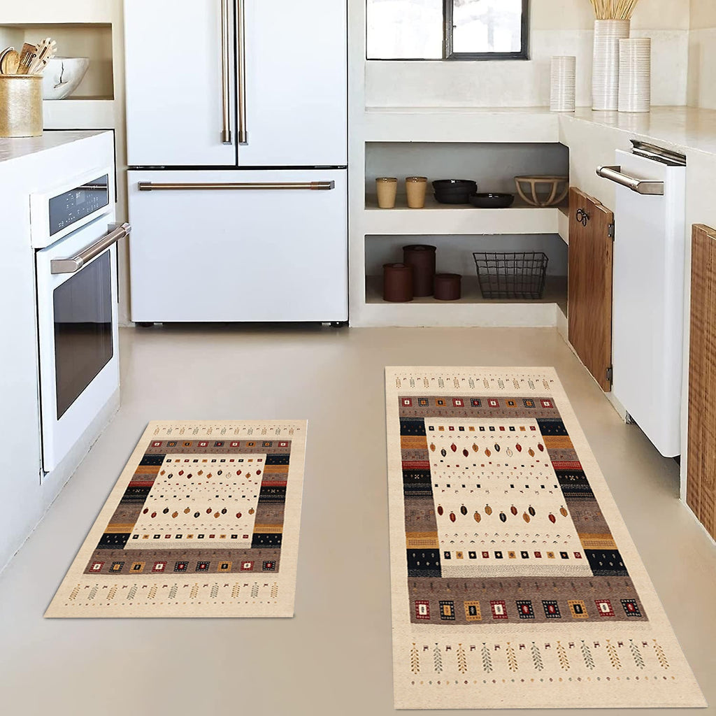 Vintage-Inspired Kitchen Mat Set | Thrascher
