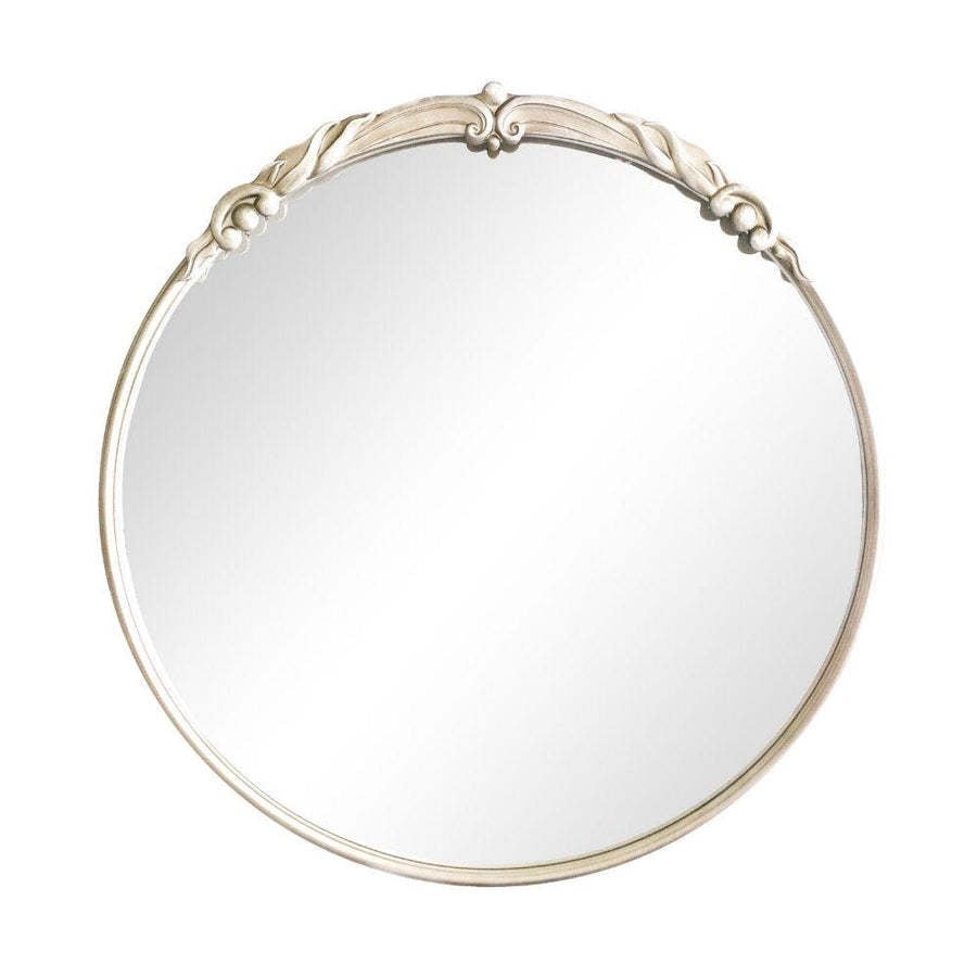 Vintage Inspired Round Wall Mirror | Thrascher
