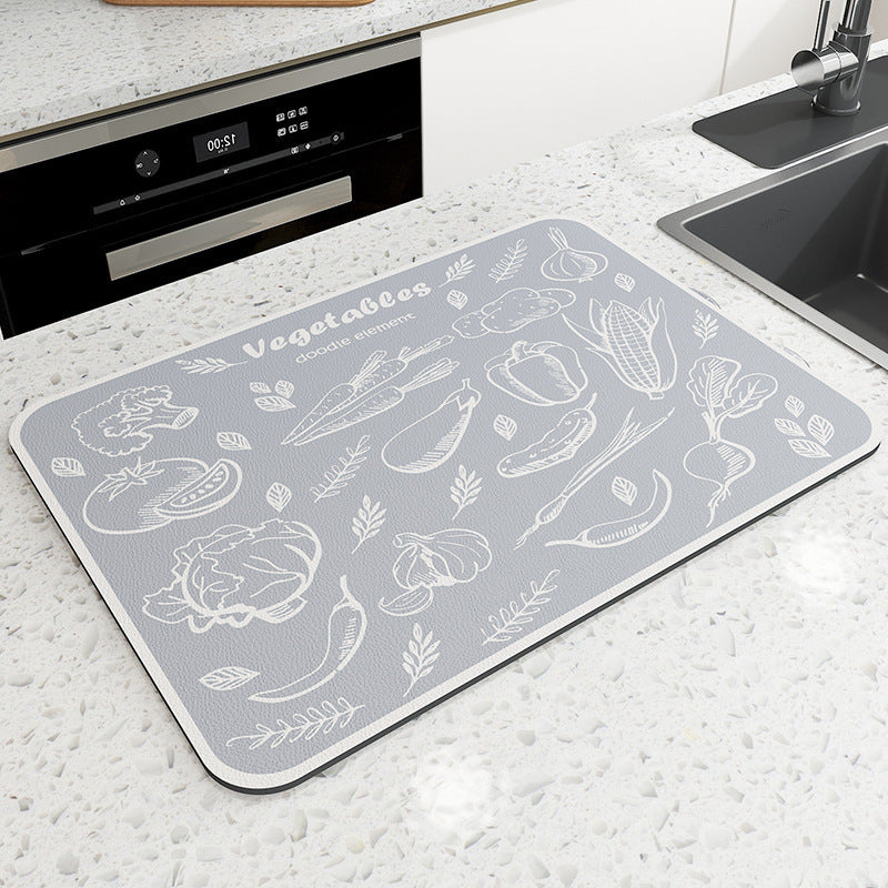 Vintage Mosaic Kitchen Counter Mat | Thrascher