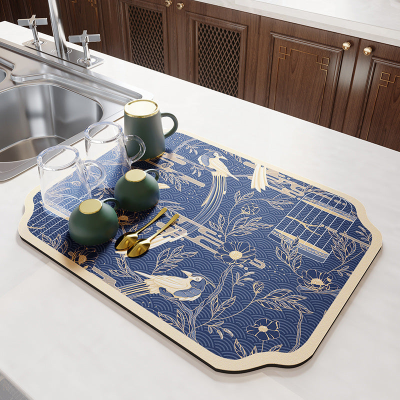Vintage Mosaic Kitchen Counter Mat | Thrascher