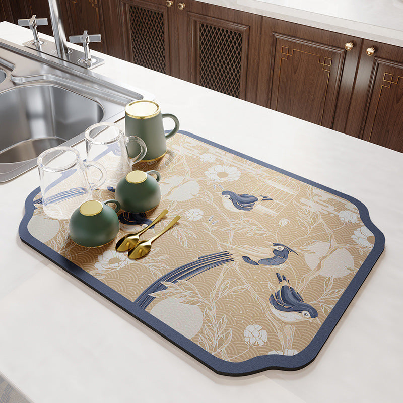 Vintage Mosaic Kitchen Counter Mat | Thrascher
