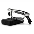 Compact Folding Reading Glasses with Metal Frame, +1 to +4 Strength