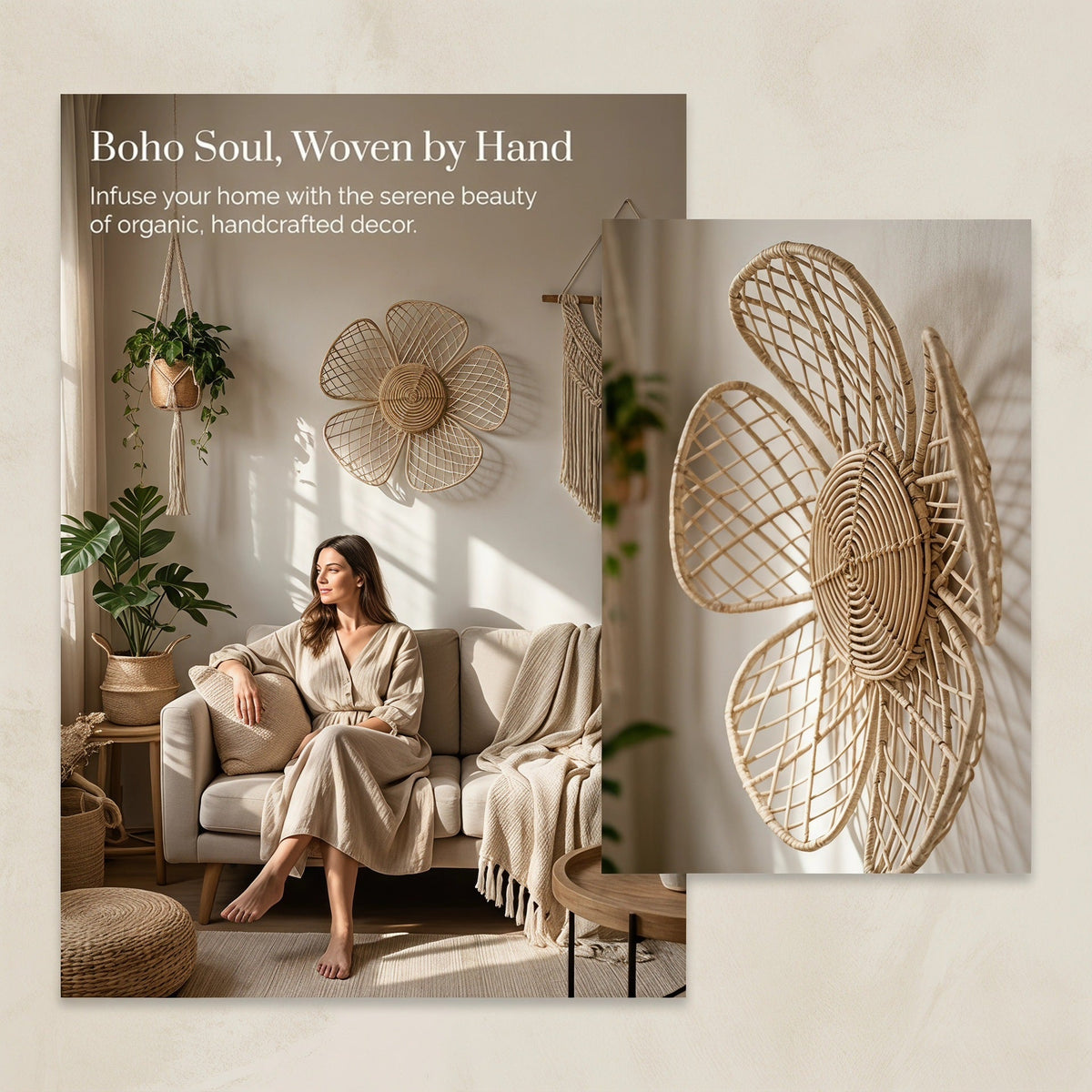 Wall Decoration made of Braided Material | Thrascher