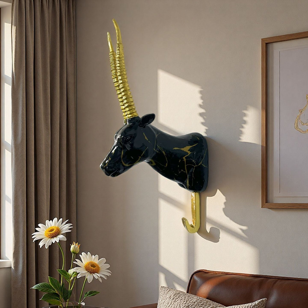 Wall Hook in the Form of a Stylized Unicorn | Thrascher