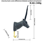 Wall Hook in the Form of a Stylized Unicorn | Thrascher