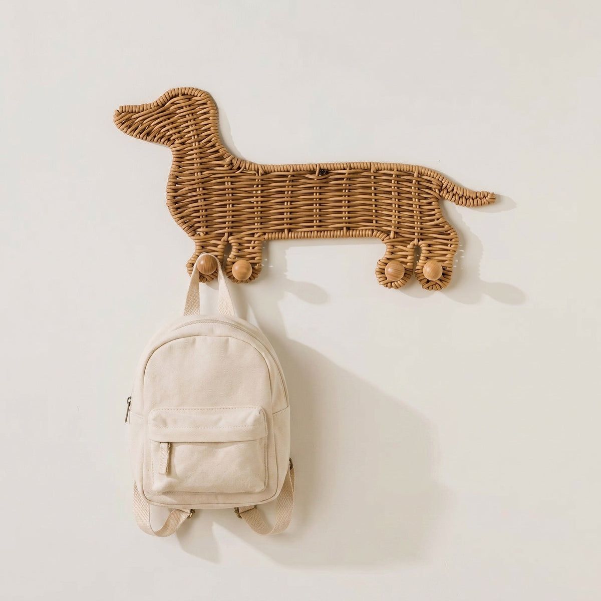 Wall Hook Woven Natural Fiber | Thrascher