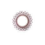 Wall Mirror with Elaborate Macrame Frame | Thrascher