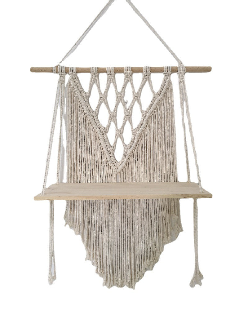 Wall-Mounted Macrame Shelf | Thrascher