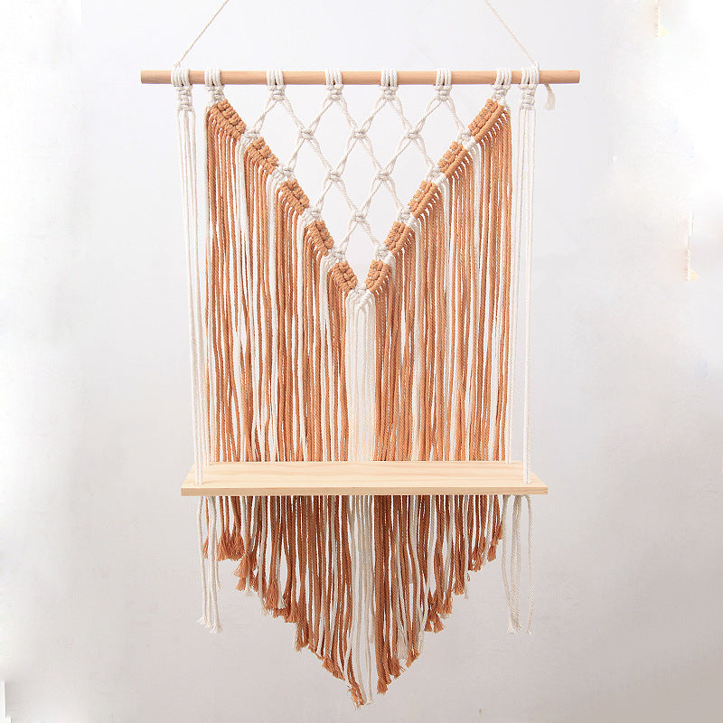 Wall-Mounted Macrame Shelf | Thrascher