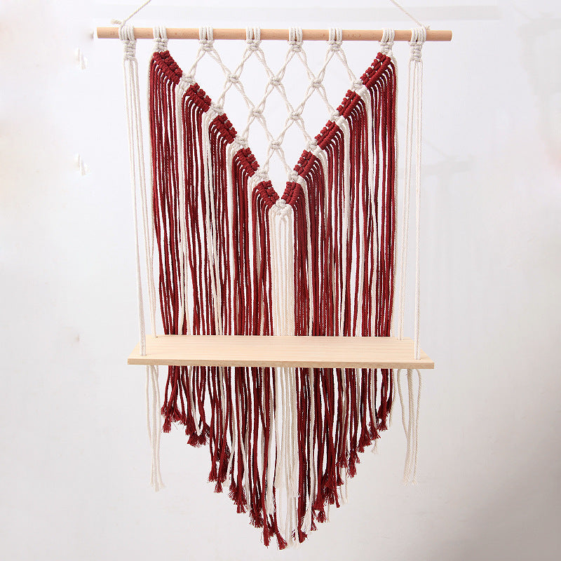 Wall-Mounted Macrame Shelf | Thrascher
