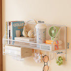 Wall-Mounted Mesh Storage Shelf | Thrascher
