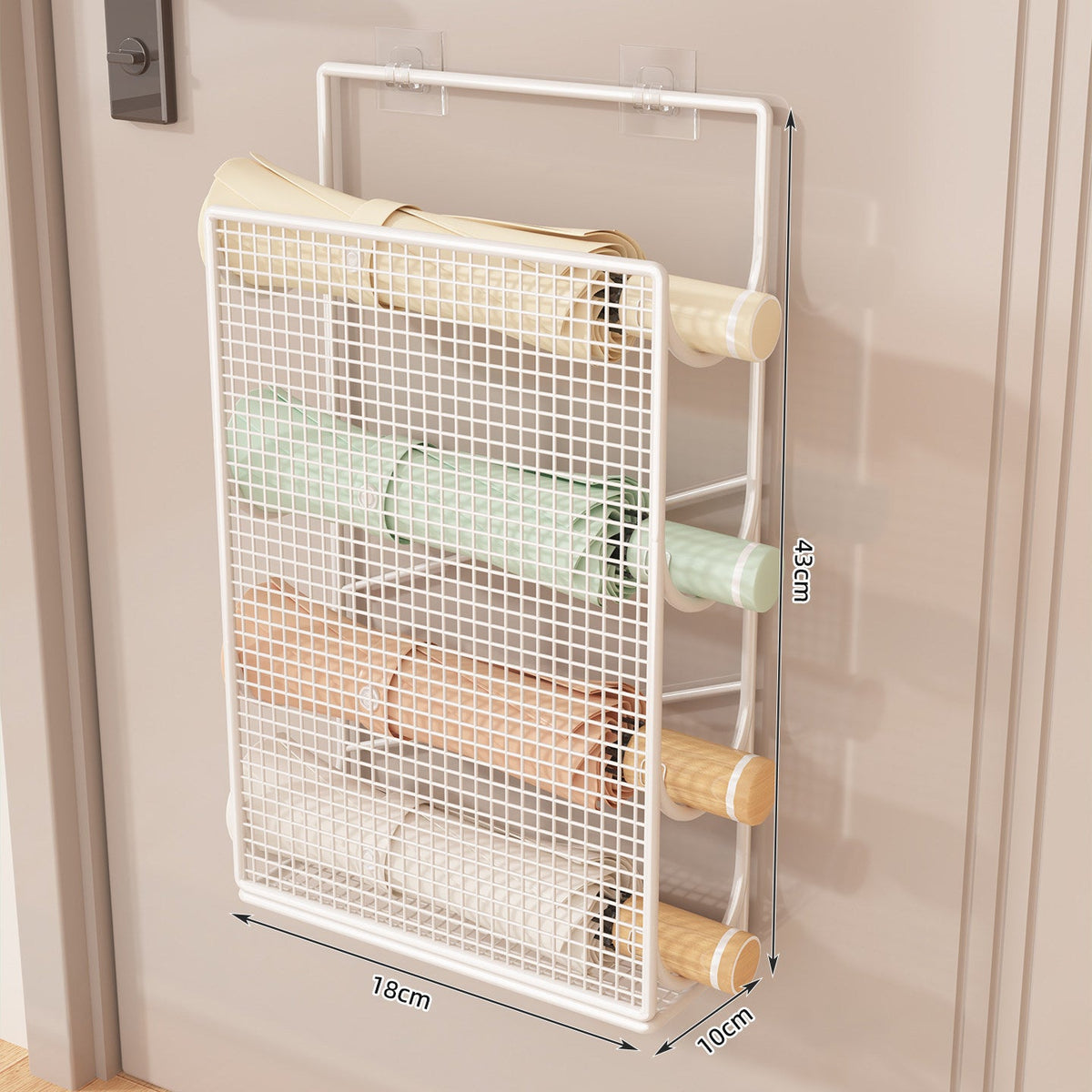 Wall-Mounted Roll Paper Organizer | Thrascher