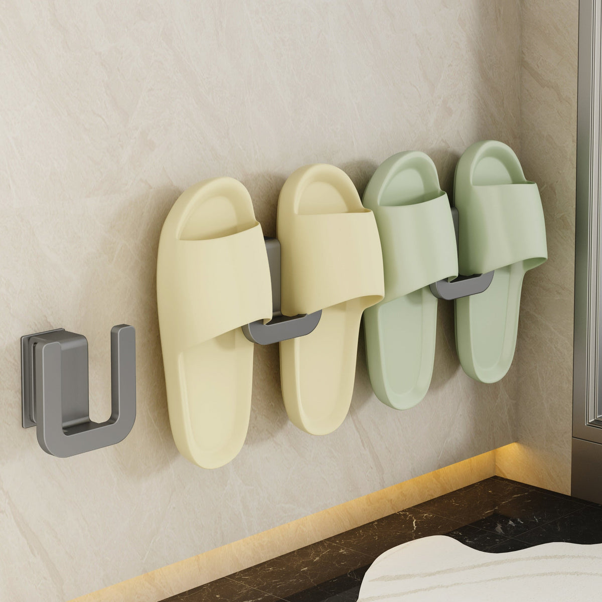 Wall-Mounted Shoe Organizer with Easily Accessible Holder | Thrascher