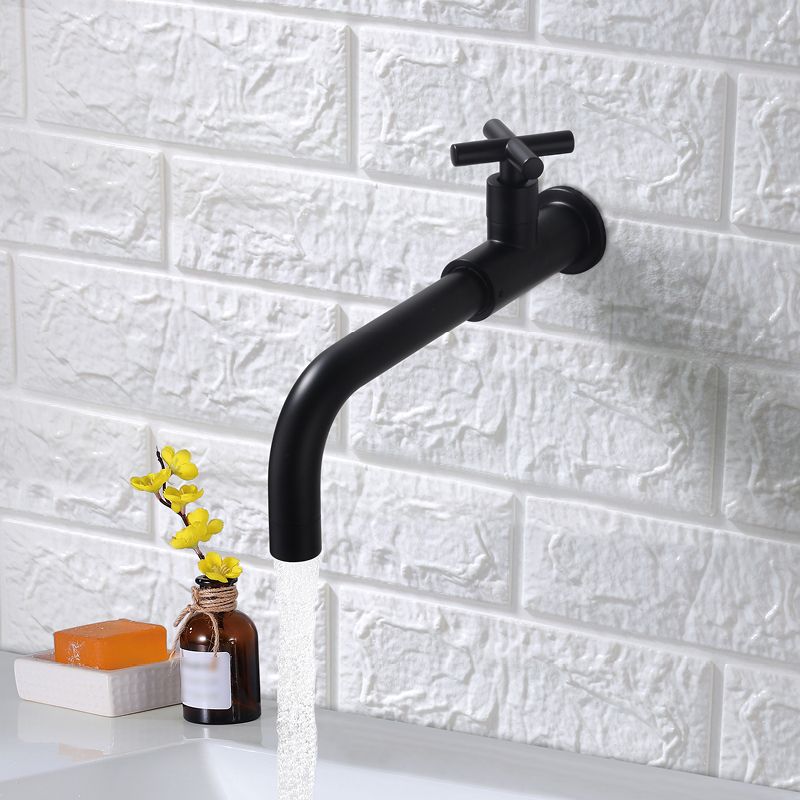 Wall-Mounted Stainless Steel Bathroom Faucet with Swivel Spout, 15 cm, view 33