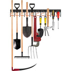 Wall-Mounted Tool Holder for Shovels, Hammers and Screwdrivers, view 7
