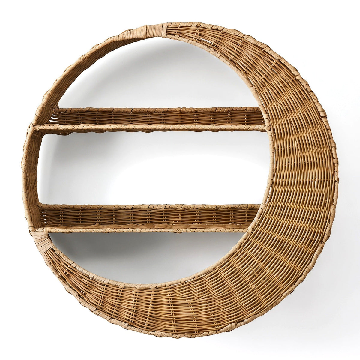 Wall Shelf made of Handcrafted Willow Material | Thrascher
