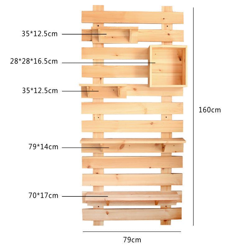Wall Shelf made of High-Quality Wood | Thrascher
