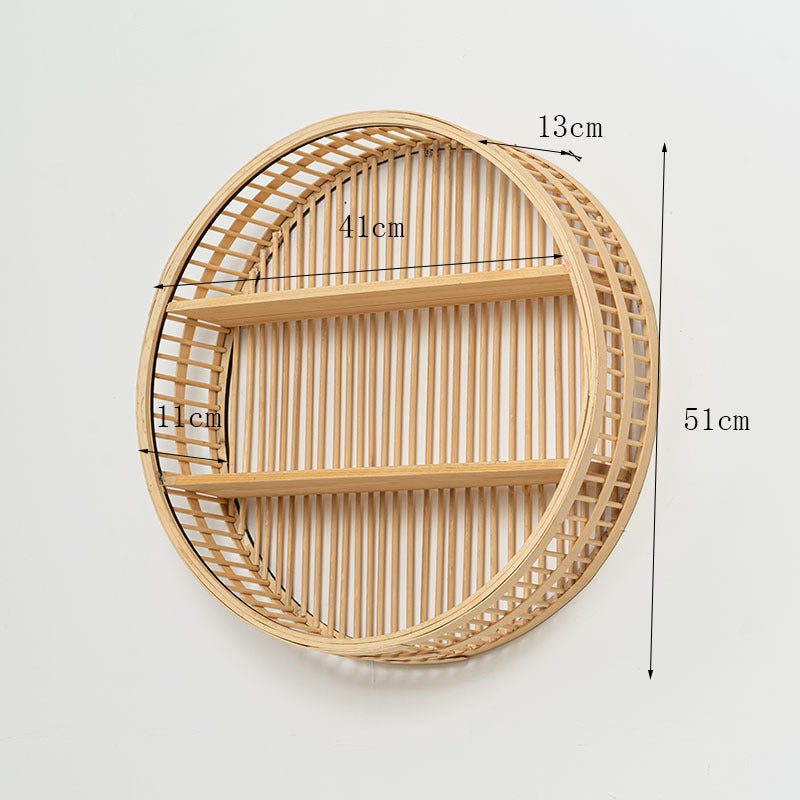 Wall Shelf made of Natural Rattan | Thrascher