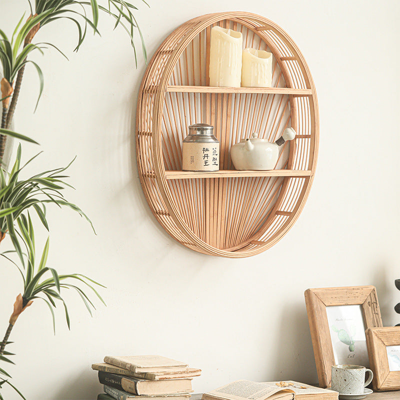 Wall Shelf made of Natural Rattan | Thrascher