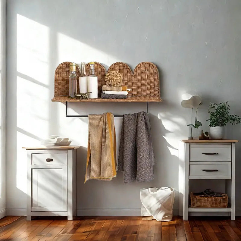 Wall Shelf with Woven Design | Thrascher