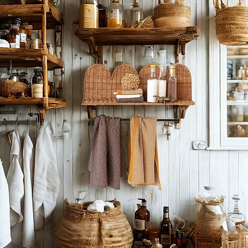 Wall Shelf with Woven Design | Thrascher