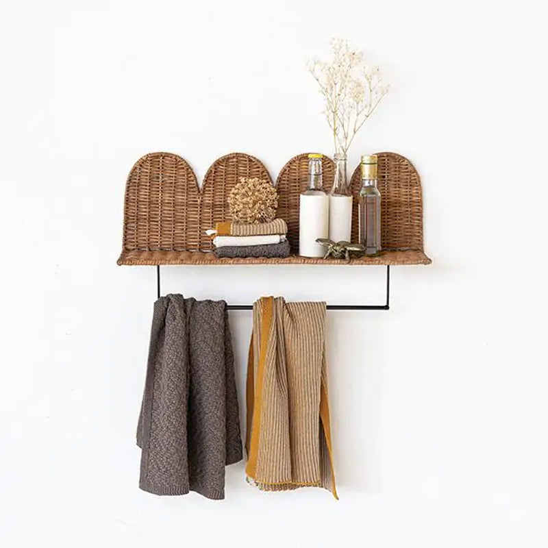 Wall Shelf with Woven Design | Thrascher