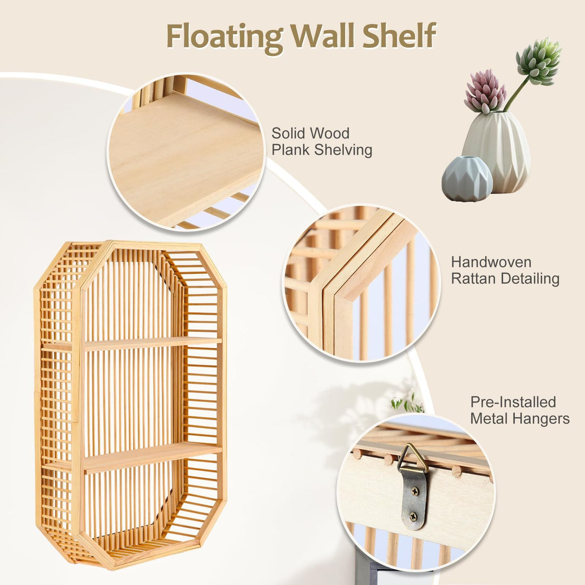 Wall Shelf Wood | Thrascher