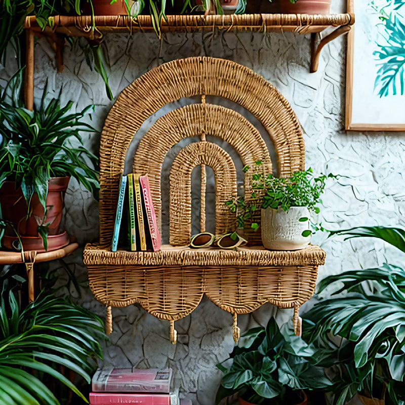 Wall Shelf Woven Natural Fiber | Thrascher