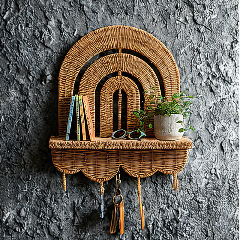 Wall Shelf Woven Natural Fiber | Thrascher