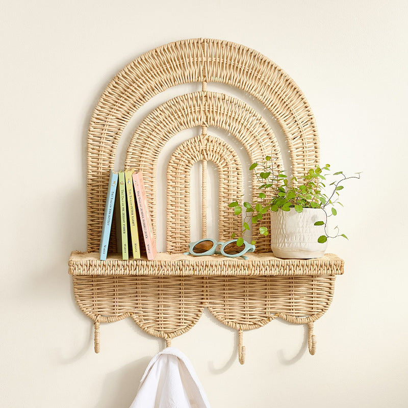 Wall Shelf Woven Natural Fiber | Thrascher