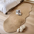 Washable Plush Polyester Area Rug with Non-Slip Backing for Indoor Rooms, view 5