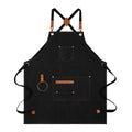 Waterproof Polyester-Cotton Canvas Sleeveless Apron, One Size, view 4