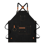 Waterproof Polyester-Cotton Canvas Sleeveless Apron, One Size, view 4