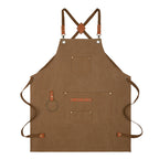 Waterproof Polyester-Cotton Canvas Sleeveless Apron, One Size, view 6