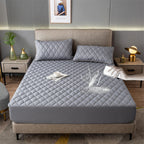 Waterproof Urine-Proof Fitted Mattress Protector, Polyester + TPU