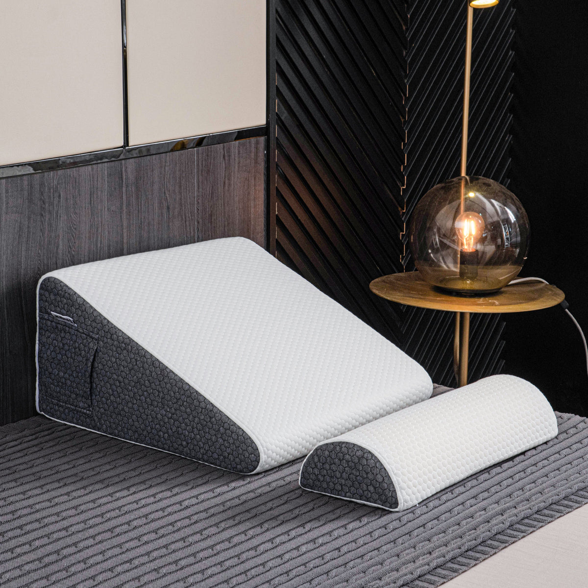 Wedge Pillow for Sleeping, High-Density Foam with Removable Washable Cover, view 2