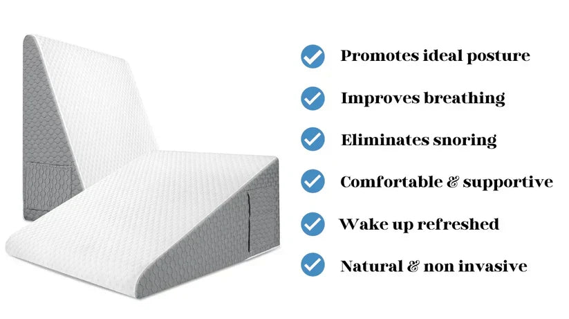 Wedge Pillow for Sleeping, High-Density Foam with Removable Washable Cover, view 3