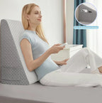 Wedge Pillow for Sleeping, High-Density Foam with Removable Washable Cover, view 4
