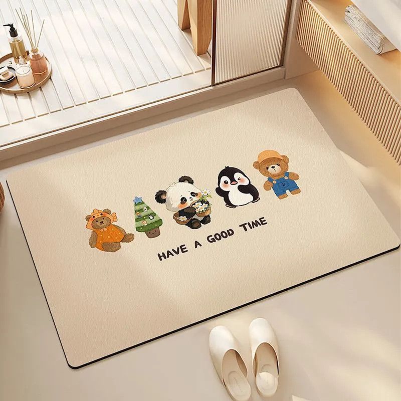Welcome Home Cartoon Area Rug | Thrascher