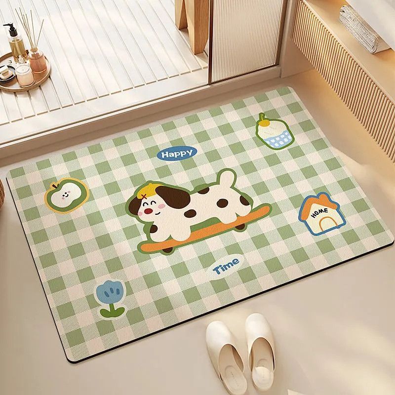 Welcome Home Cartoon Area Rug | Thrascher