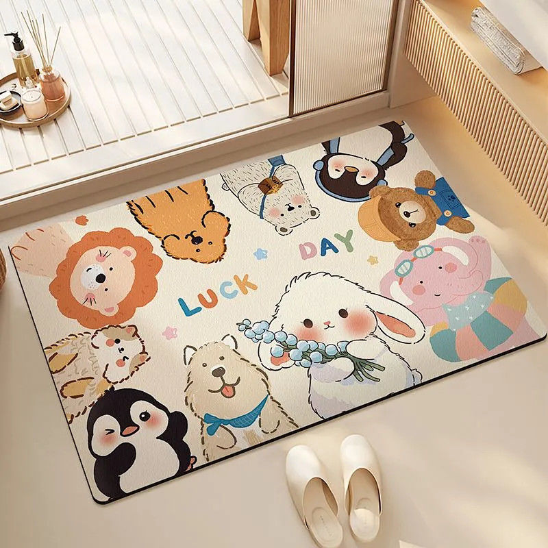 Welcome Home Cartoon Area Rug | Thrascher