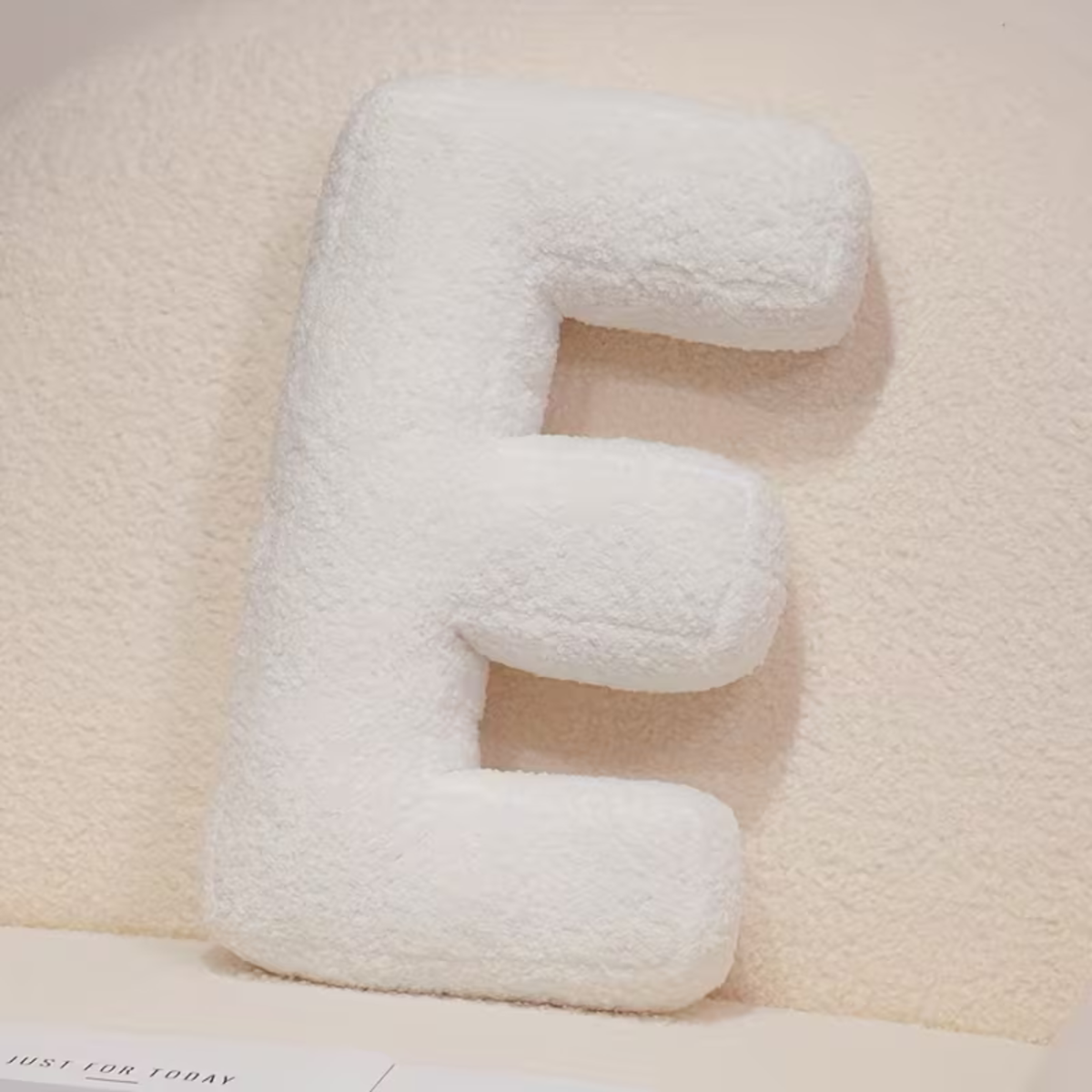 White Polyester Letter Decorative Pillow with PP Cotton Filling, view 15