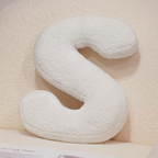 White Polyester Letter Decorative Pillow with PP Cotton Filling, view 29
