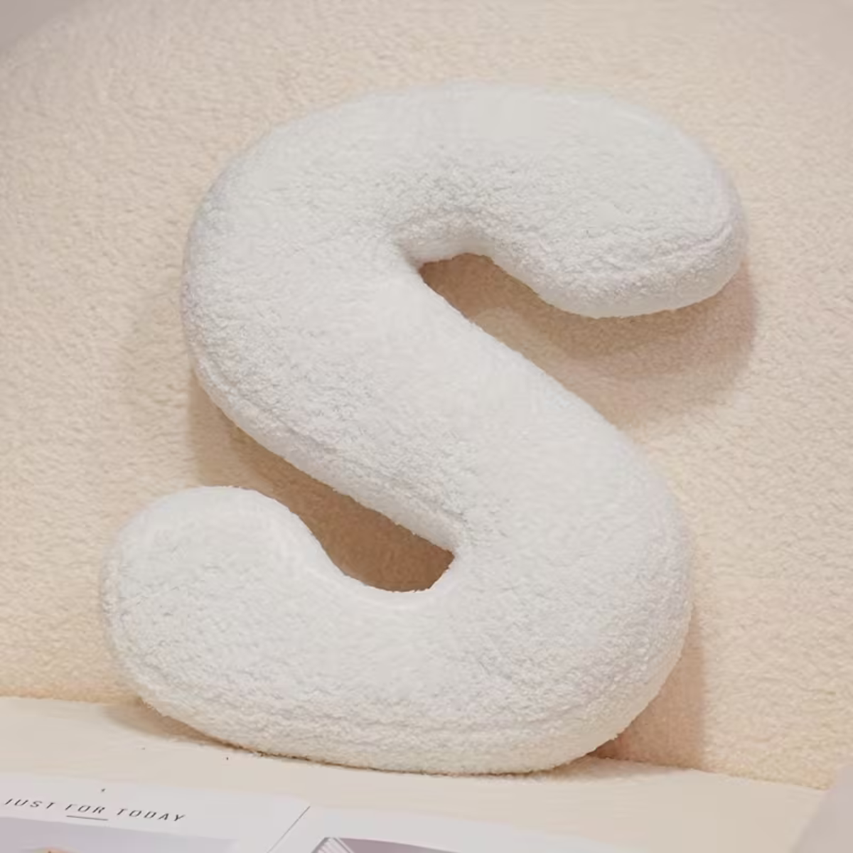 White Polyester Letter Decorative Pillow with PP Cotton Filling, view 29