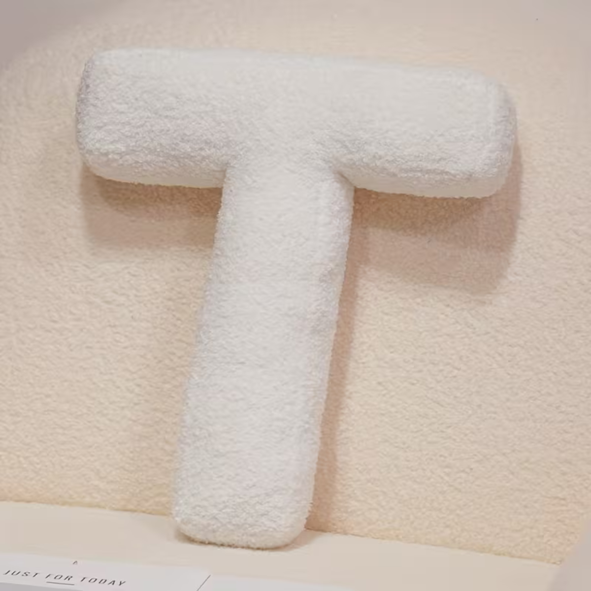 White Polyester Letter Decorative Pillow with PP Cotton Filling, view 30
