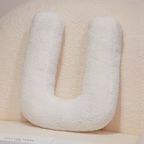 White Polyester Letter Decorative Pillow with PP Cotton Filling, view 31