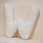 White Polyester Letter Decorative Pillow with PP Cotton Filling, view 33
