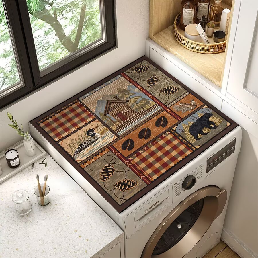 Wildlife-Themed Laundry Room Mat | Thrascher