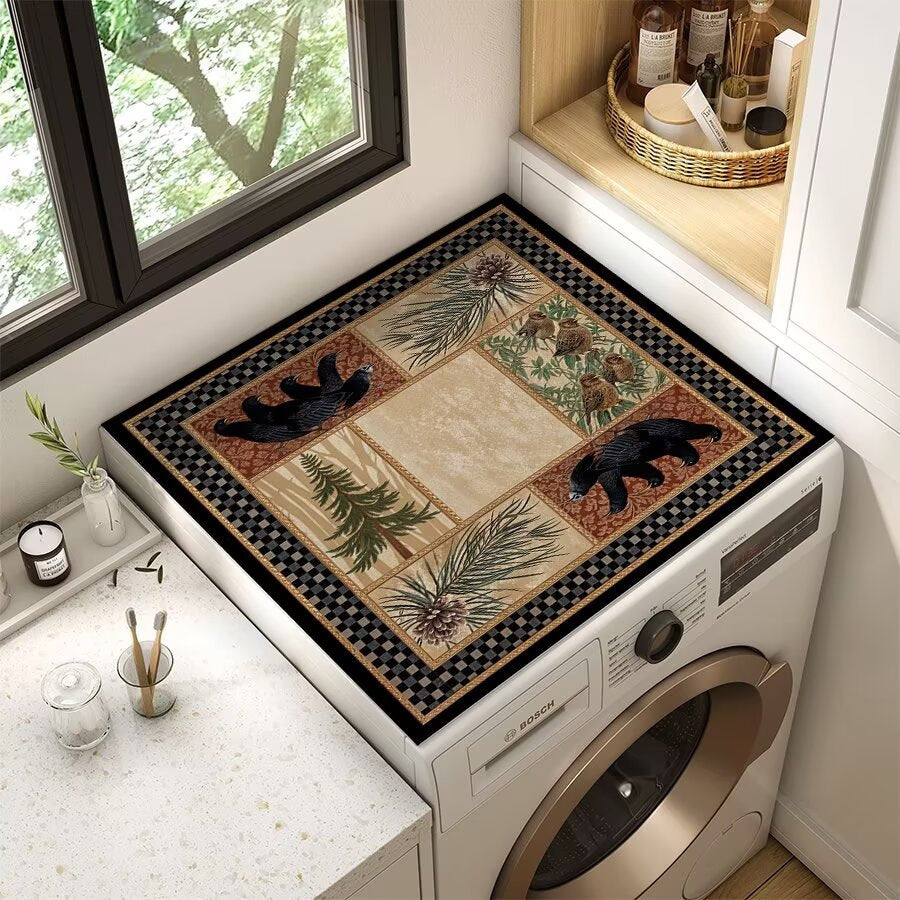 Wildlife-Themed Laundry Room Mat | Thrascher