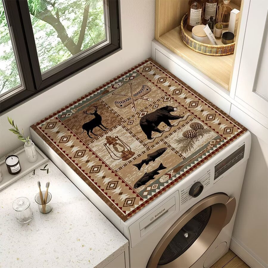 Wildlife-Themed Laundry Room Mat | Thrascher